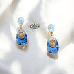 Enamel Earrings - 650