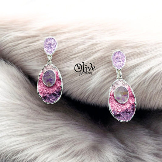 Enamel Earrings - 650