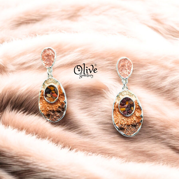 Enamel Earrings - 650