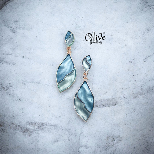 Enamel Earrings - 653