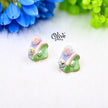 Enamel Earrings - 665