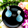 Enamel Earrings - 691
