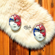 Enamel Earrings - 704