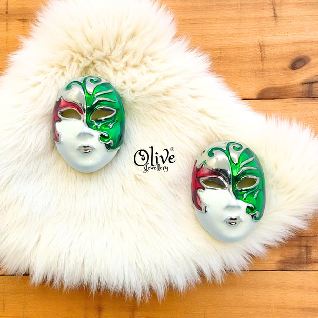 Enamel Earrings - 704