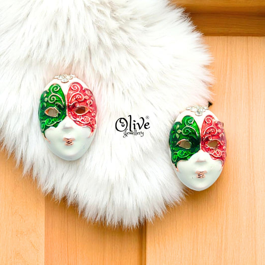Enamel Earrings - 710
