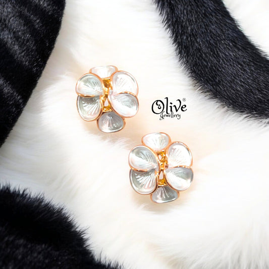 Enamel Earrings - 716
