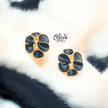 Enamel Earrings - 716
