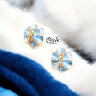 Enamel Earrings - 716