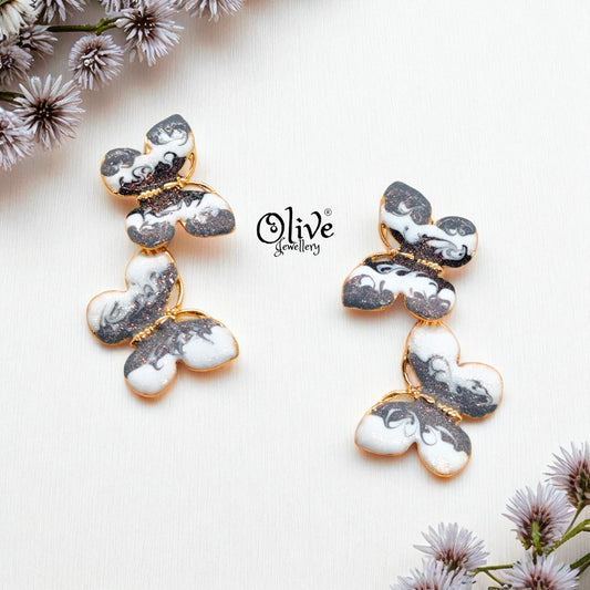 Enamel Earrings - 737