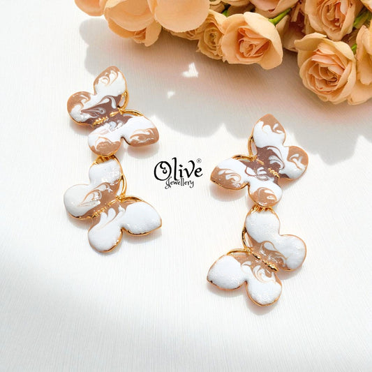 Enamel Earrings - 737