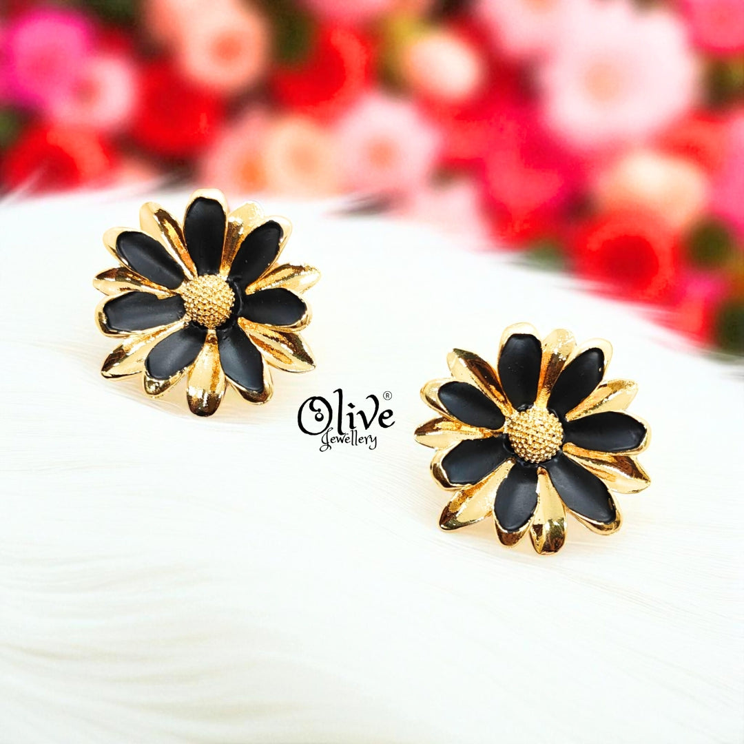 Enamel Earrings - 771