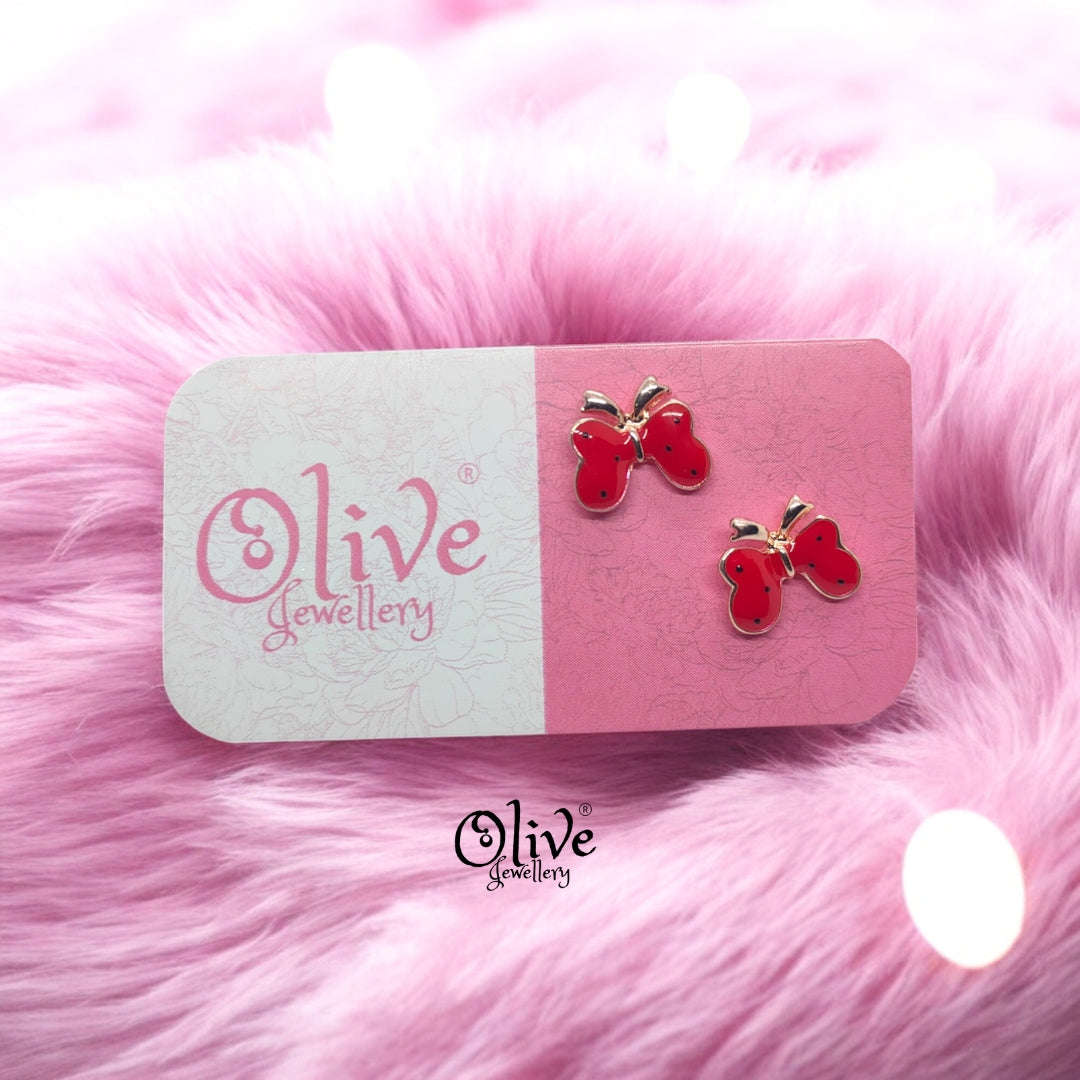 Enamel Earrings - 802