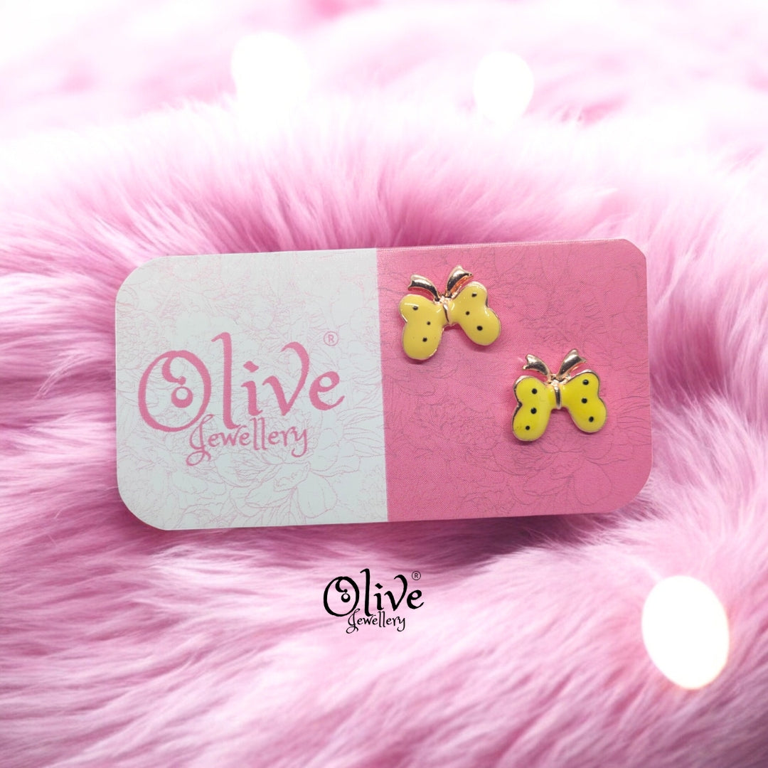Enamel Earrings - 802
