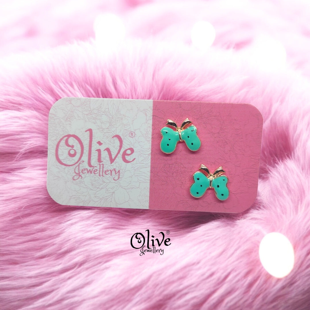Enamel Earrings - 802