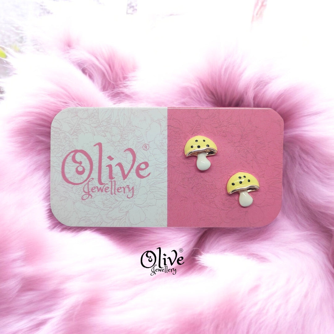 Enamel Earrings - 808