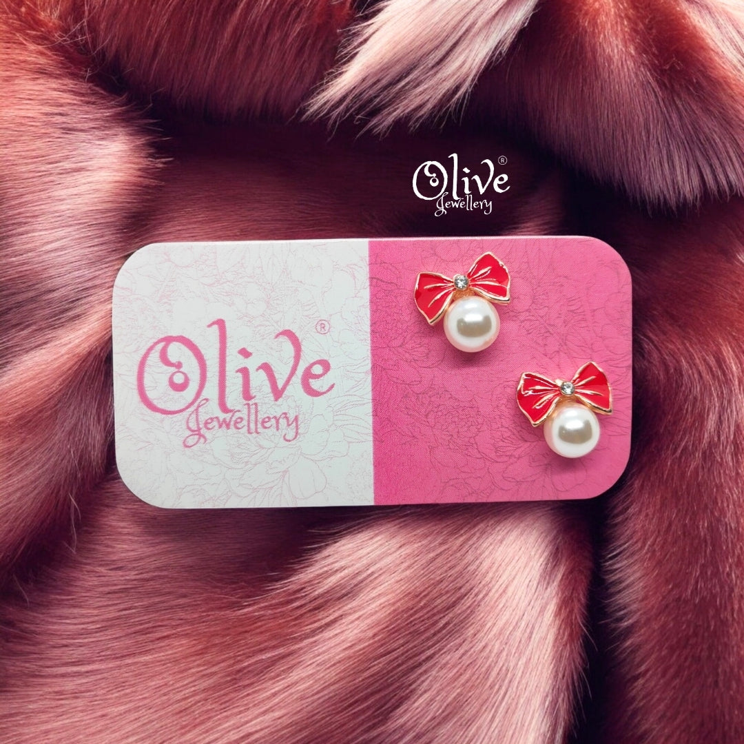 Enamel Earrings - 820