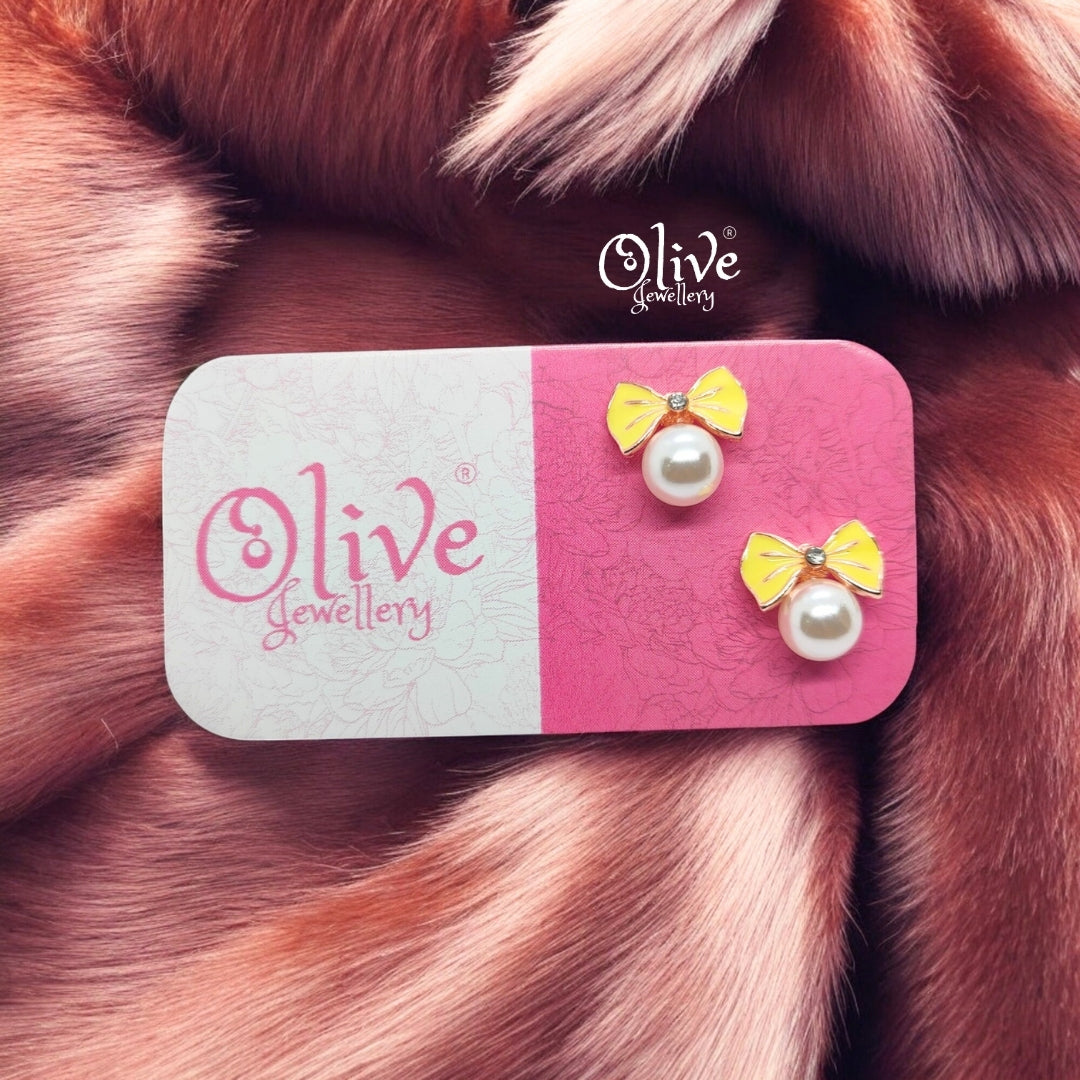 Enamel Earrings - 820