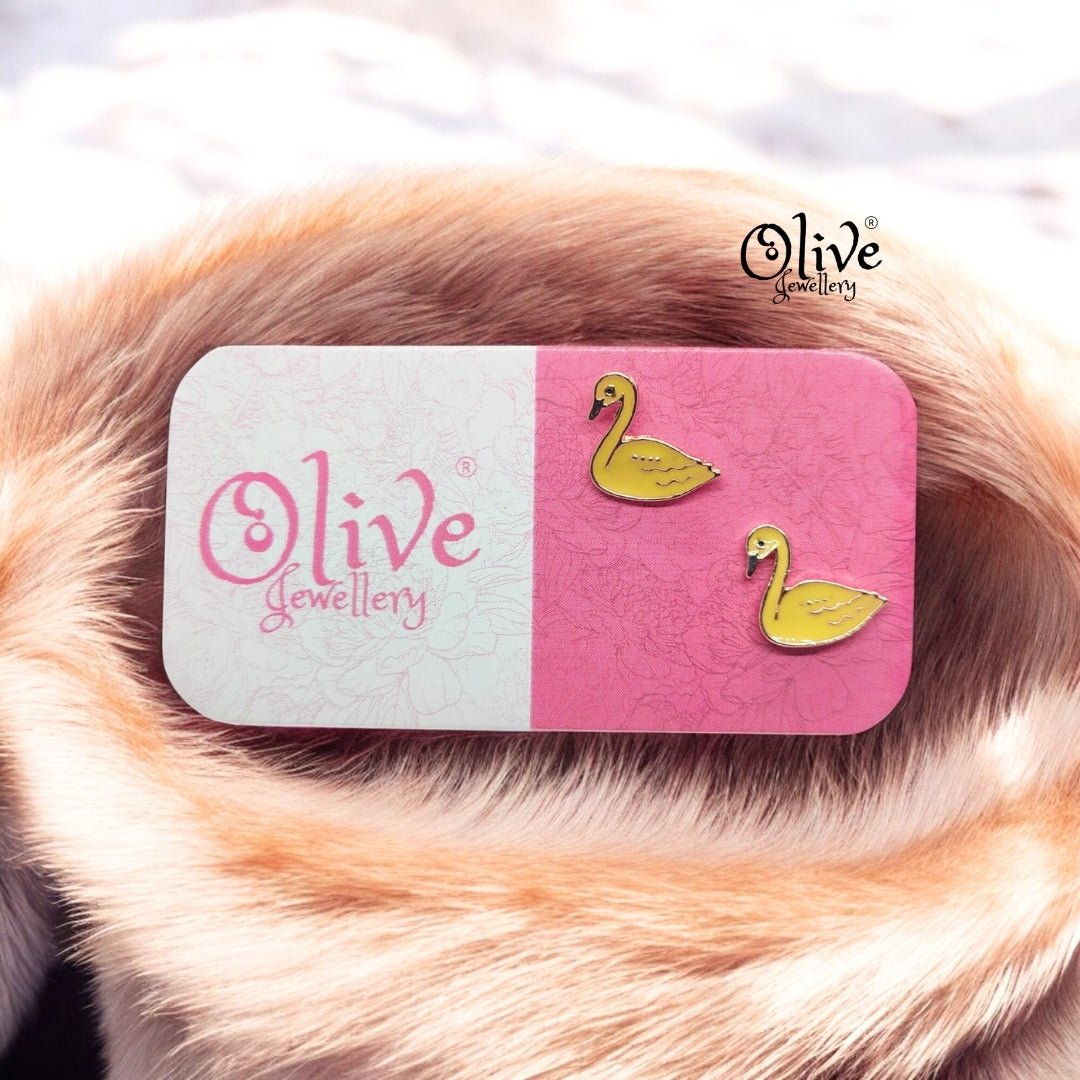 Enamel Earrings - 832