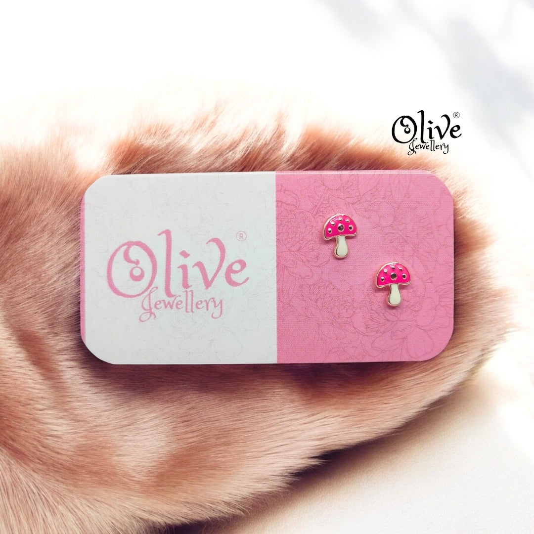 Enamel Earrings - 861