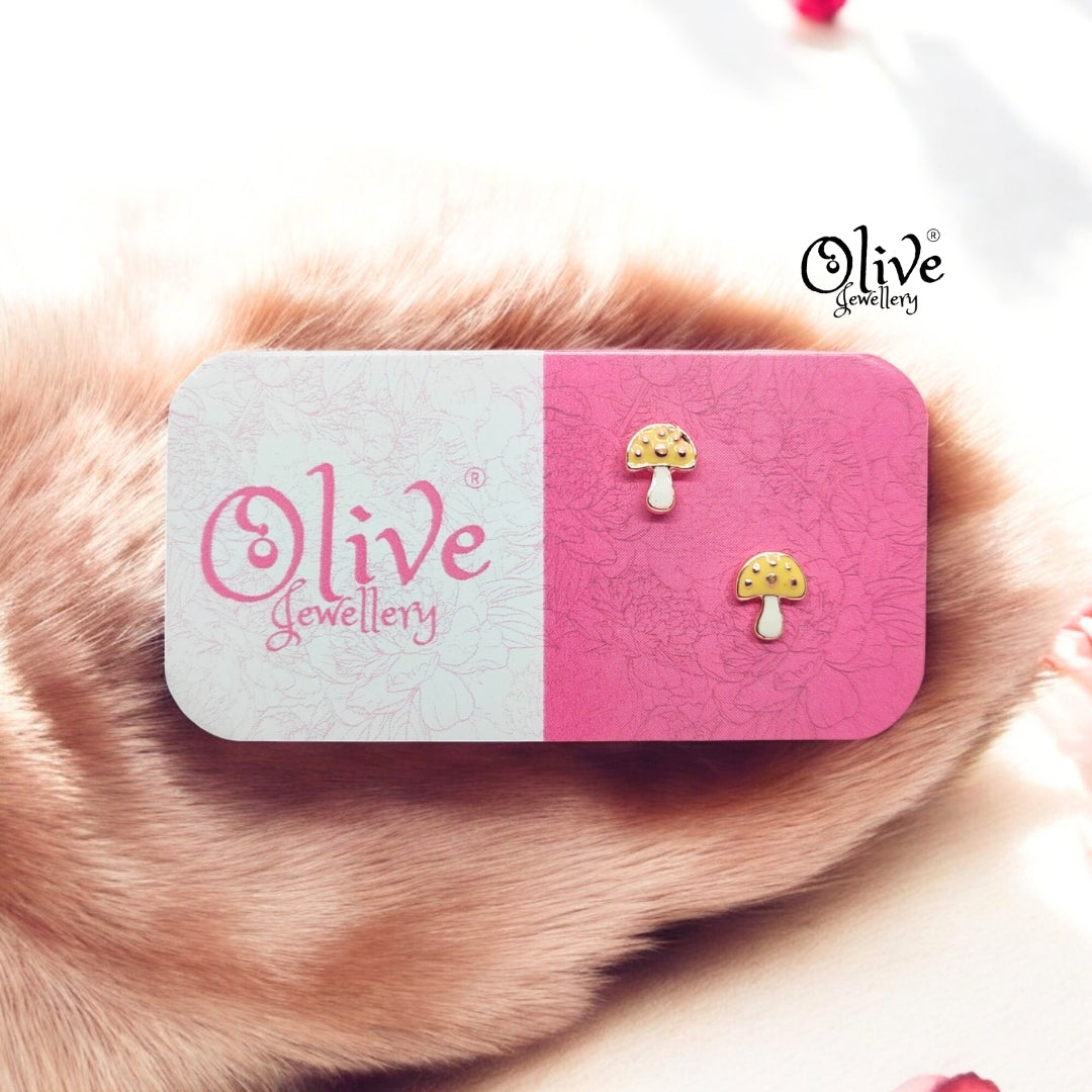 Enamel Earrings - 861