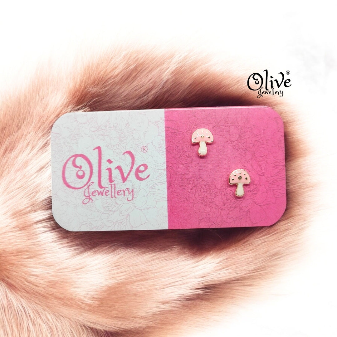 Enamel Earrings - 861