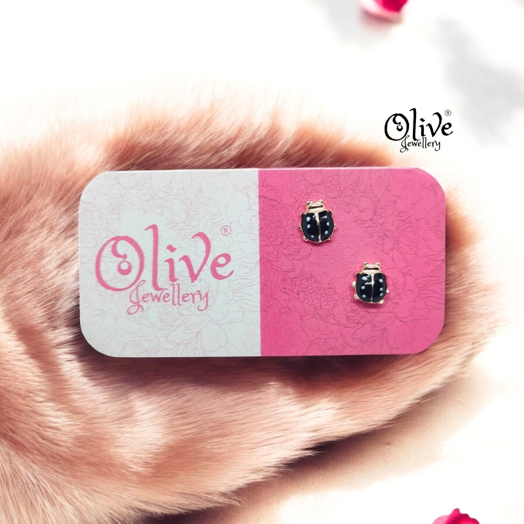Enamel Earrings - 866