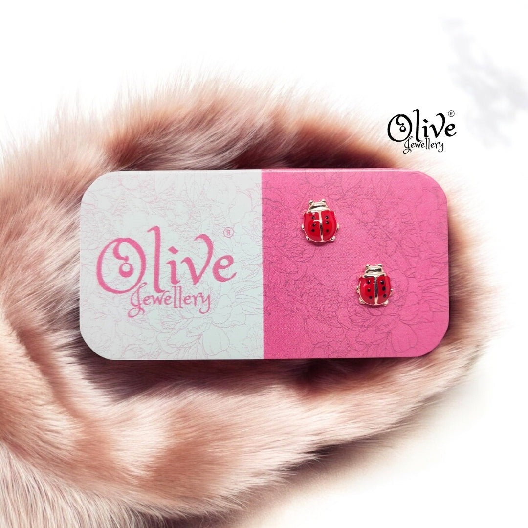 Enamel Earrings - 866