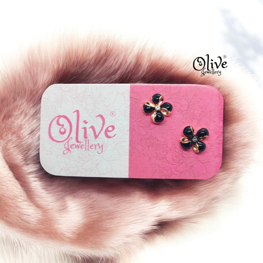 Enamel Earrings - 872