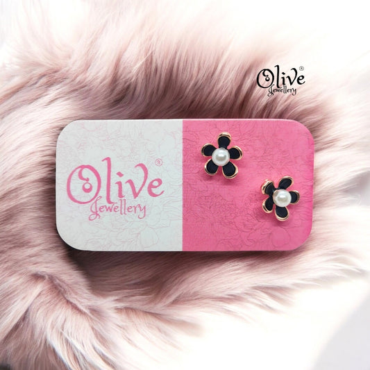Enamel Earrings - 884