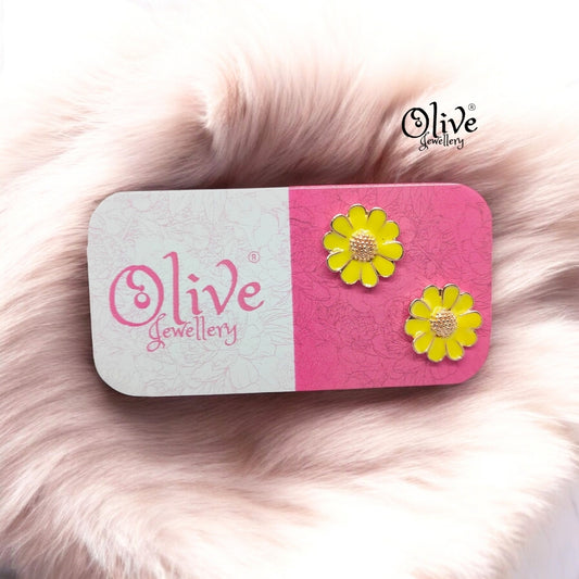 Enamel Earrings - 890
