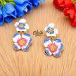 Enamel Earrings - 896