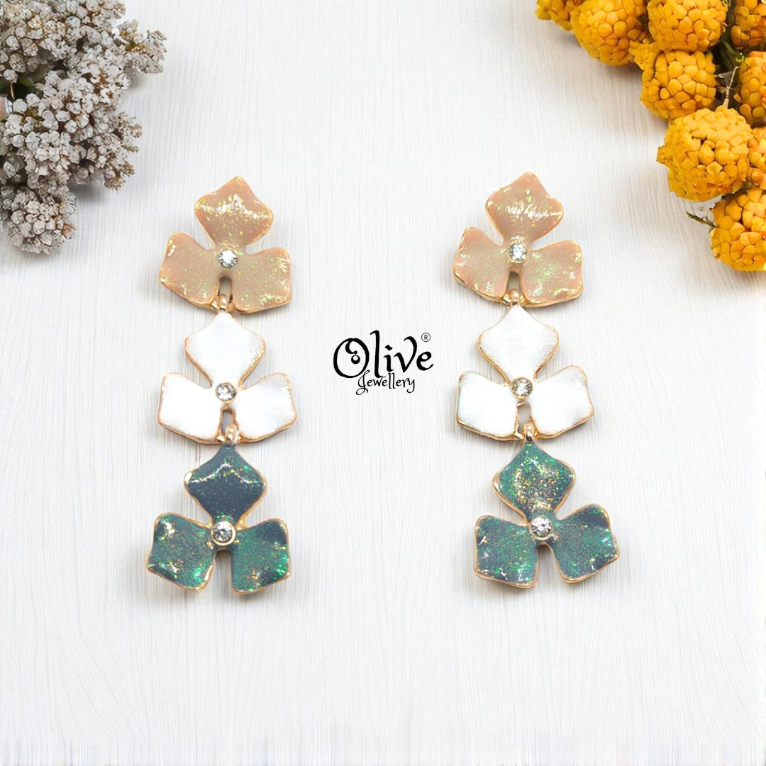 Enamel Earrings - 900