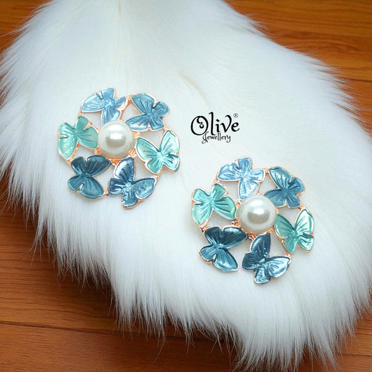 Enamel Earrings - 907