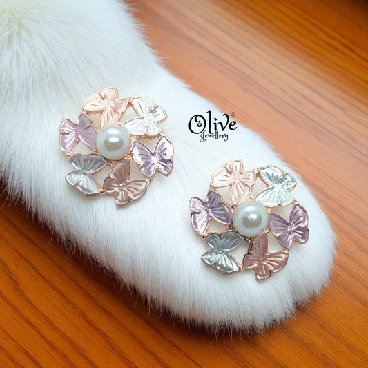 Enamel Earrings - 907