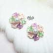 Enamel Earrings - 907