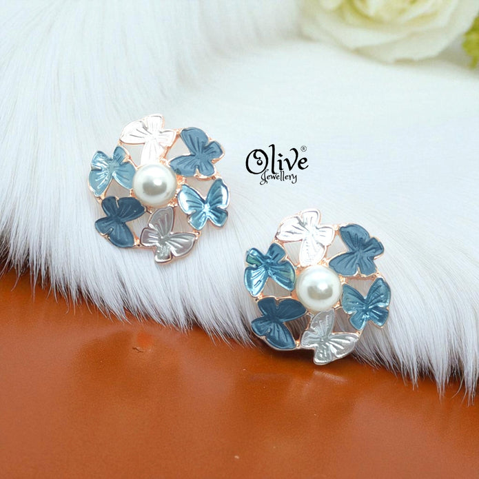 Enamel Earrings - 907
