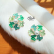 Enamel Earrings - 907