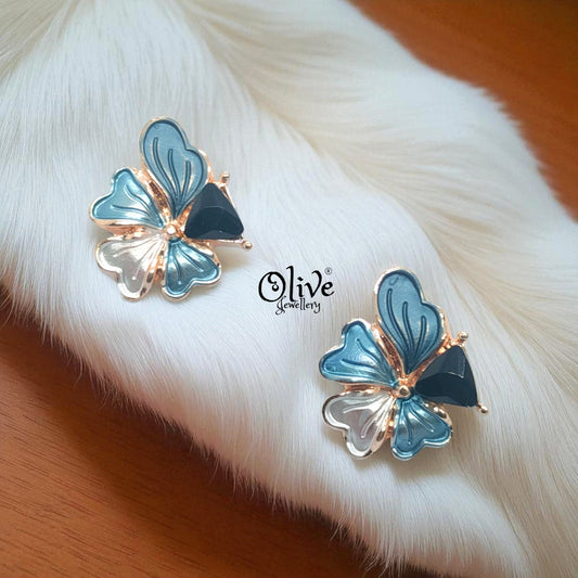 Enamel Earrings - 913