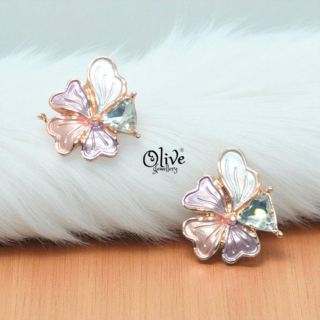 Enamel Earrings - 913