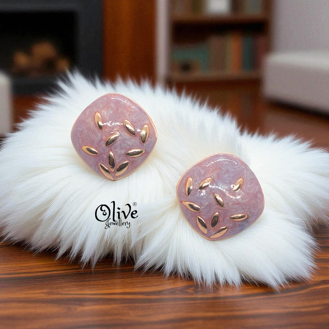 Enamel Earrings - 925