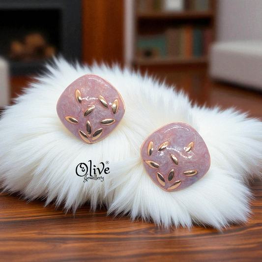 Enamel Earrings - 925