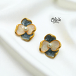 Enamel Earrings - 931