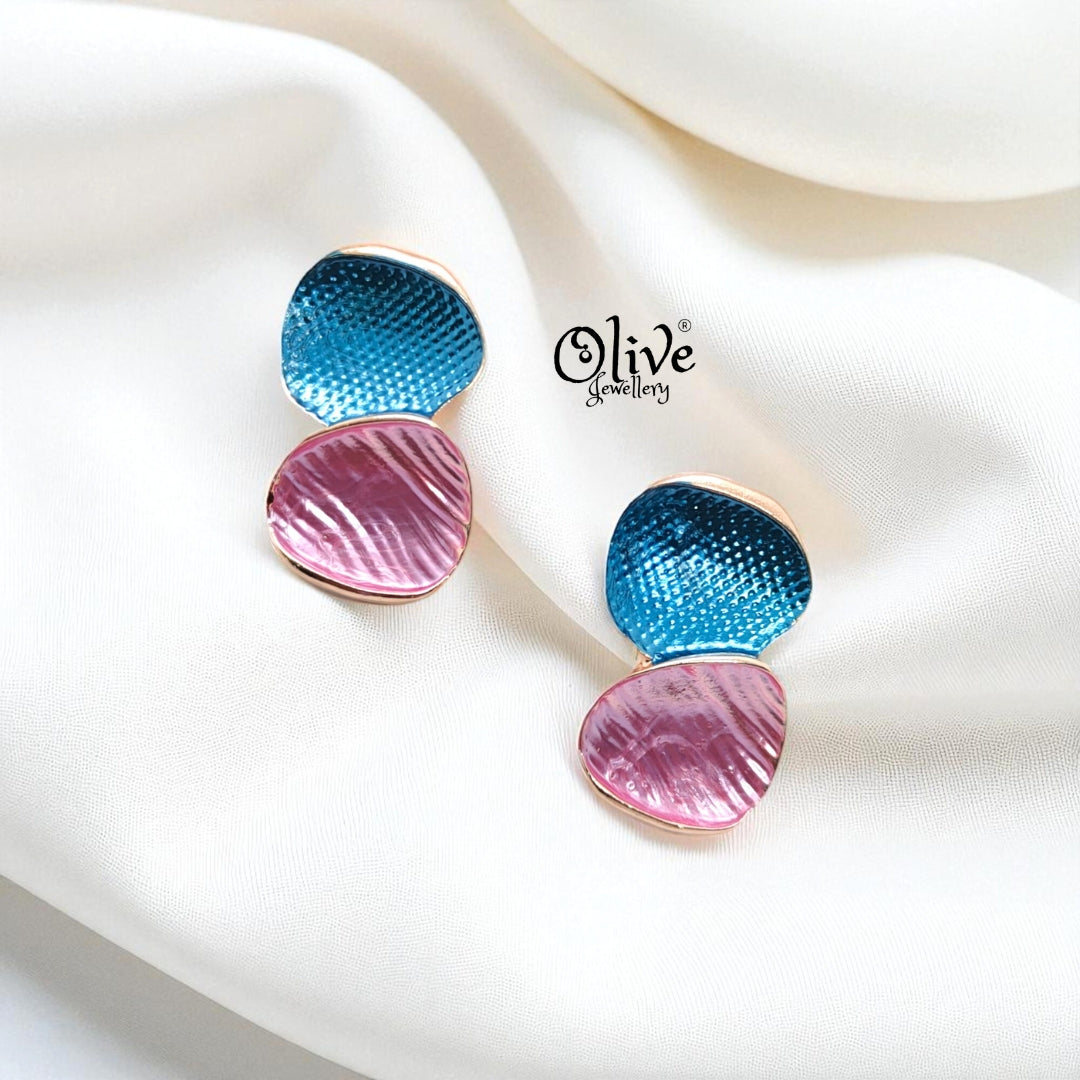 Enamel Earrings-974