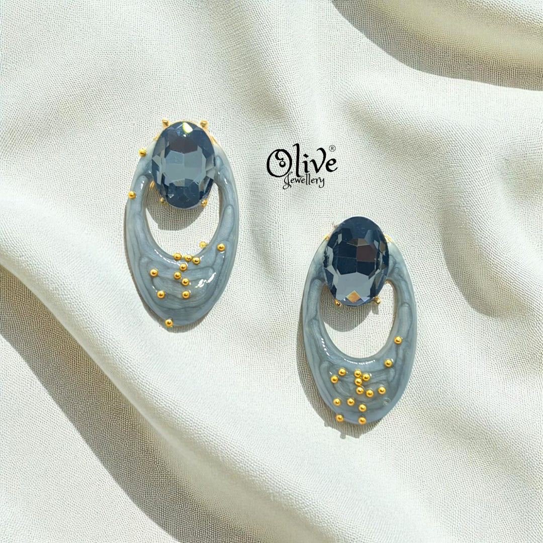 Enamel Earrings-980