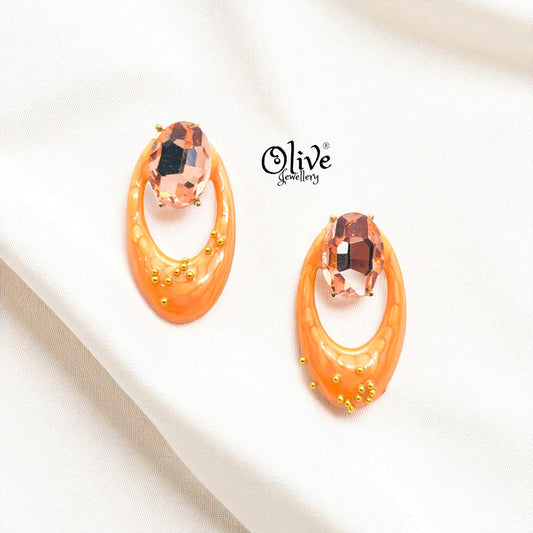 Enamel Earrings-980