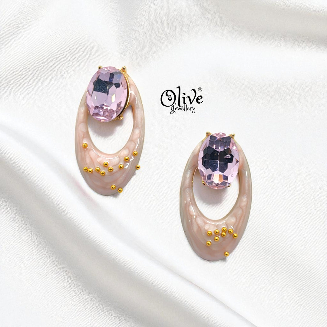 Enamel Earrings-980