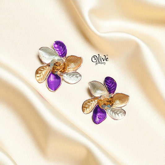 Enamel Earrings-988