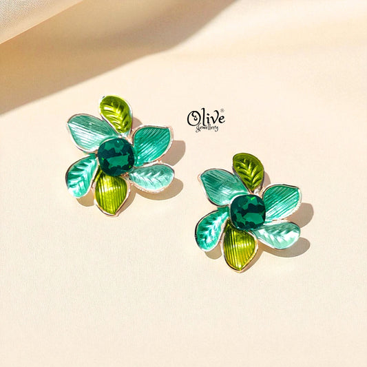 Enamel Earrings-988