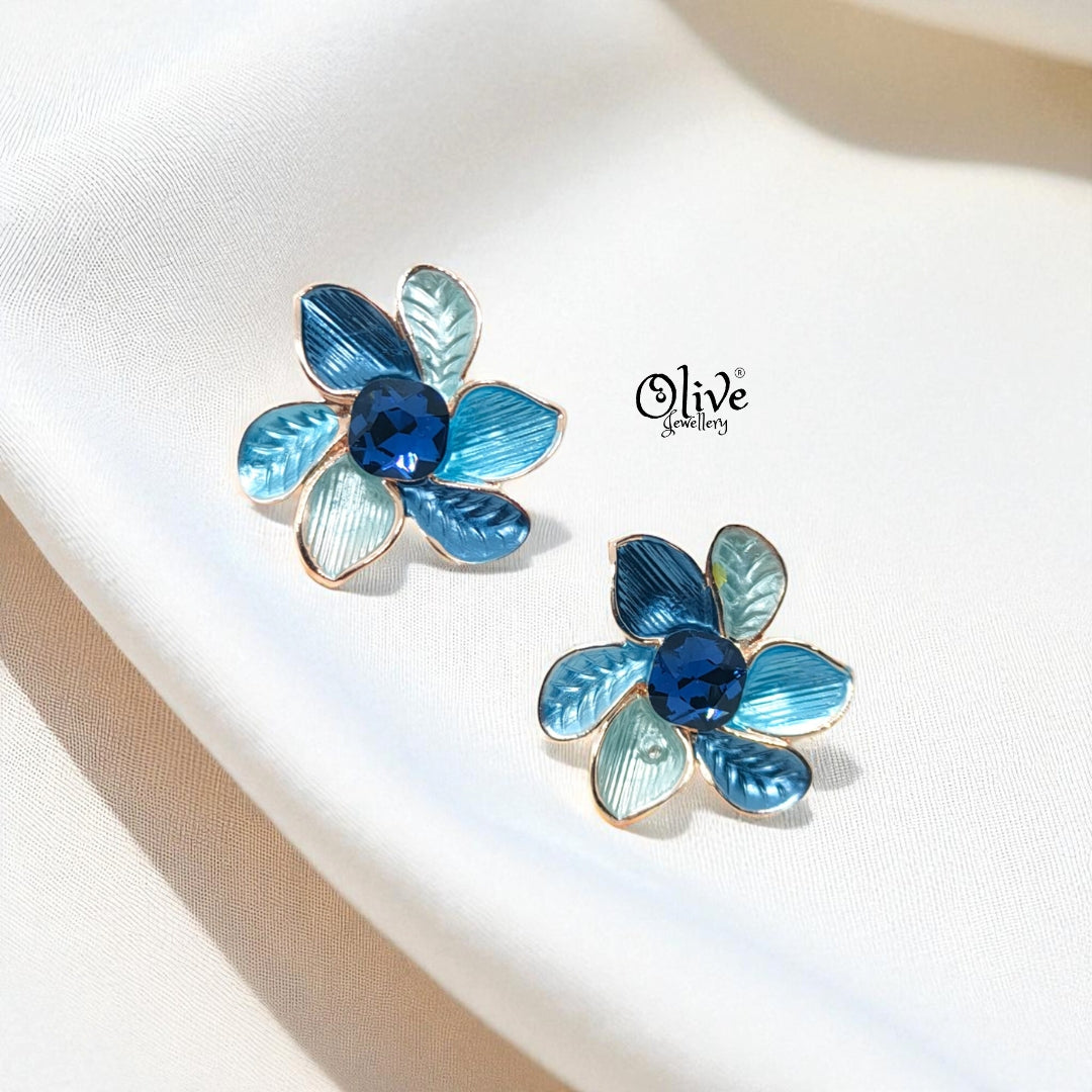 Enamel Earrings-988