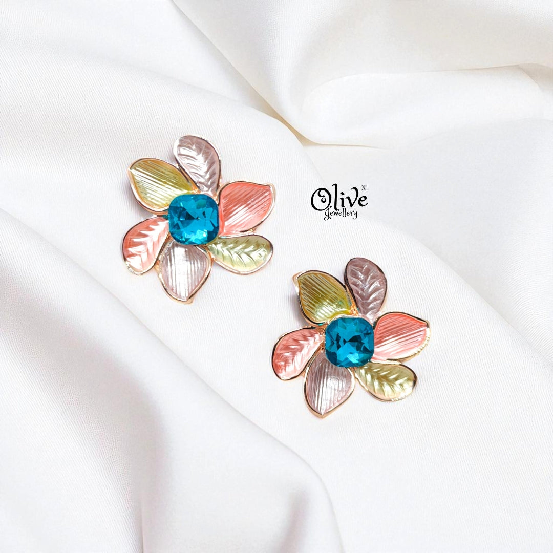 Enamel Earrings-988